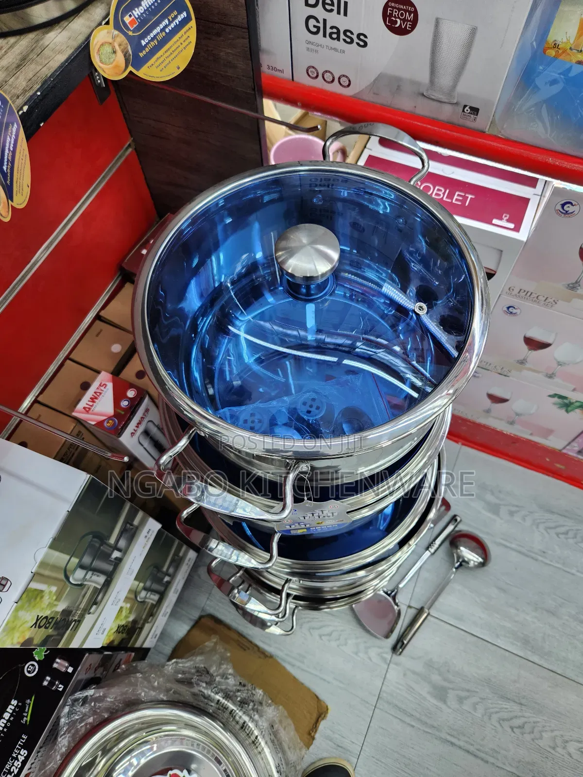 Source Pan Stainless Set