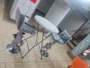 Foldable High Bar Table and Chairs Set
