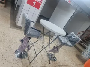 Foldable High Bar Table and Chairs Set