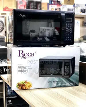 Roch 20l Digital High Tech Mirror Door Microwave Oven -black