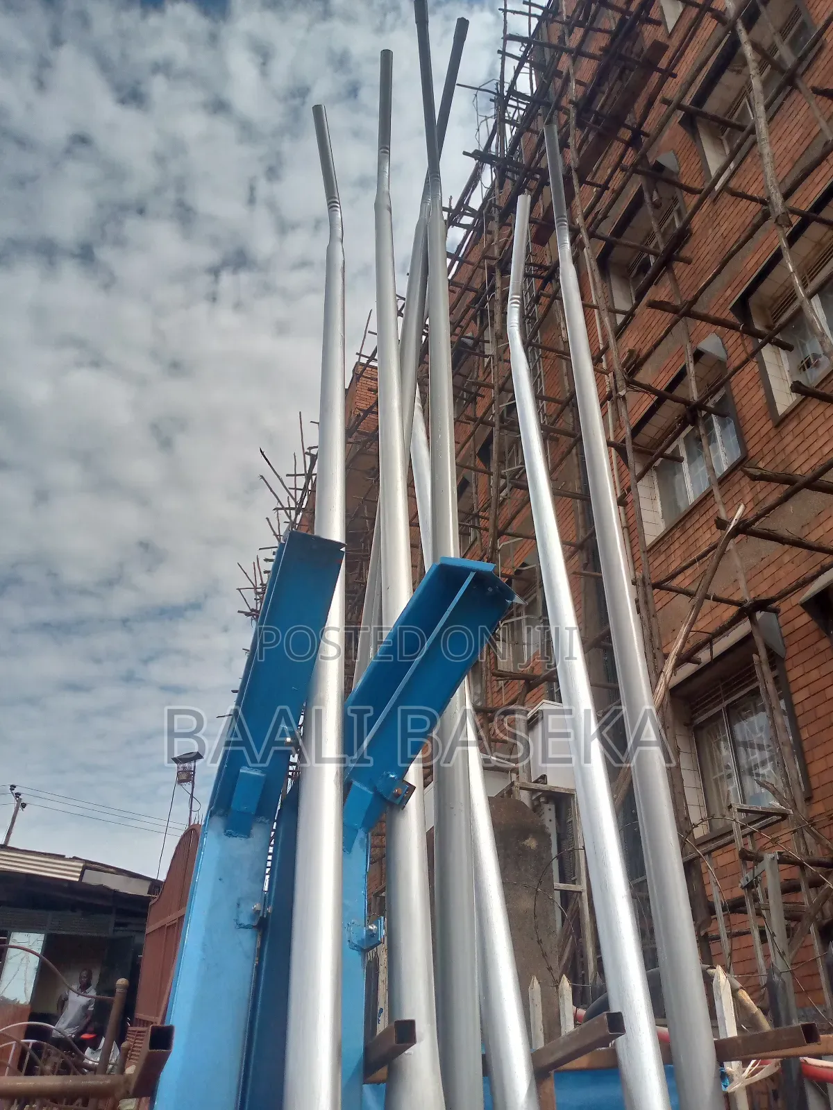 Straight Street Poles for Lights
