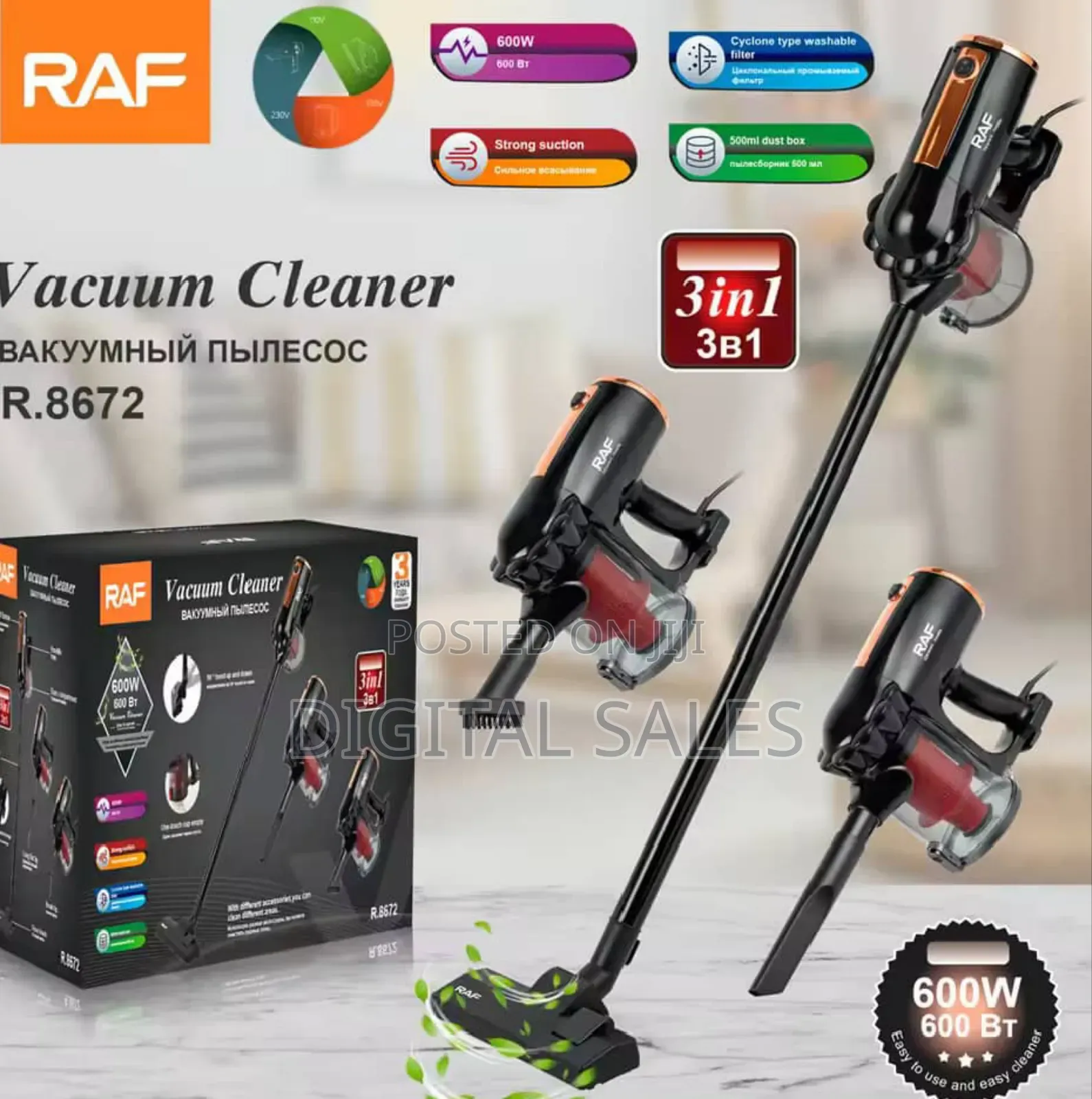 Raf 3 in 1 Vacuum Cleaner