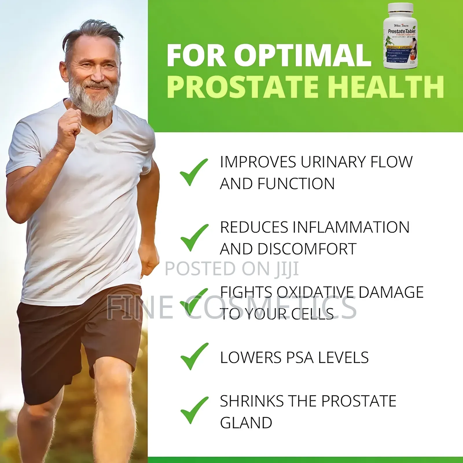 Prostate Tablets, Men's Healthy Enlarged Prostate Care Pills