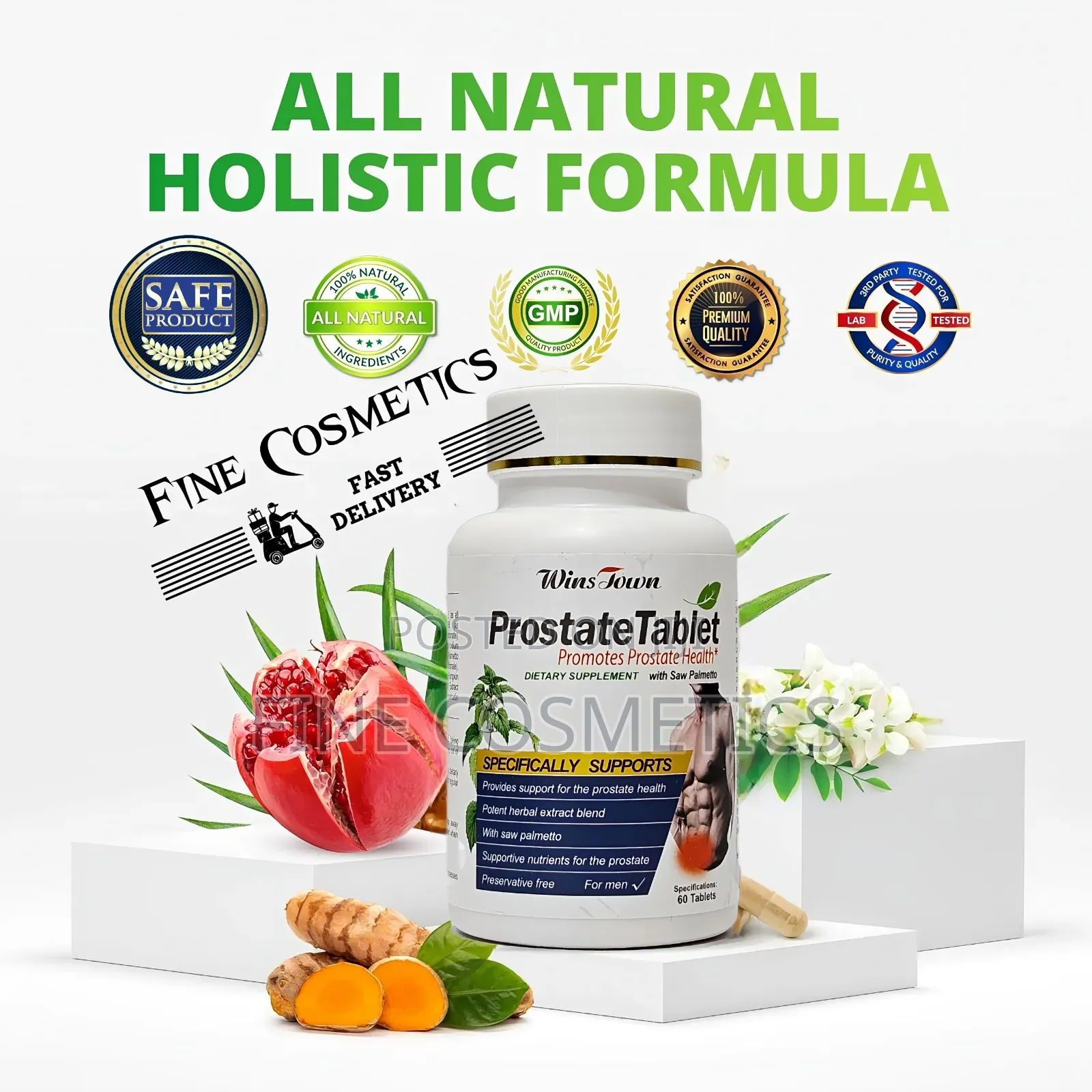 Prostate Tablets, Men's Healthy Enlarged Prostate Care Pills