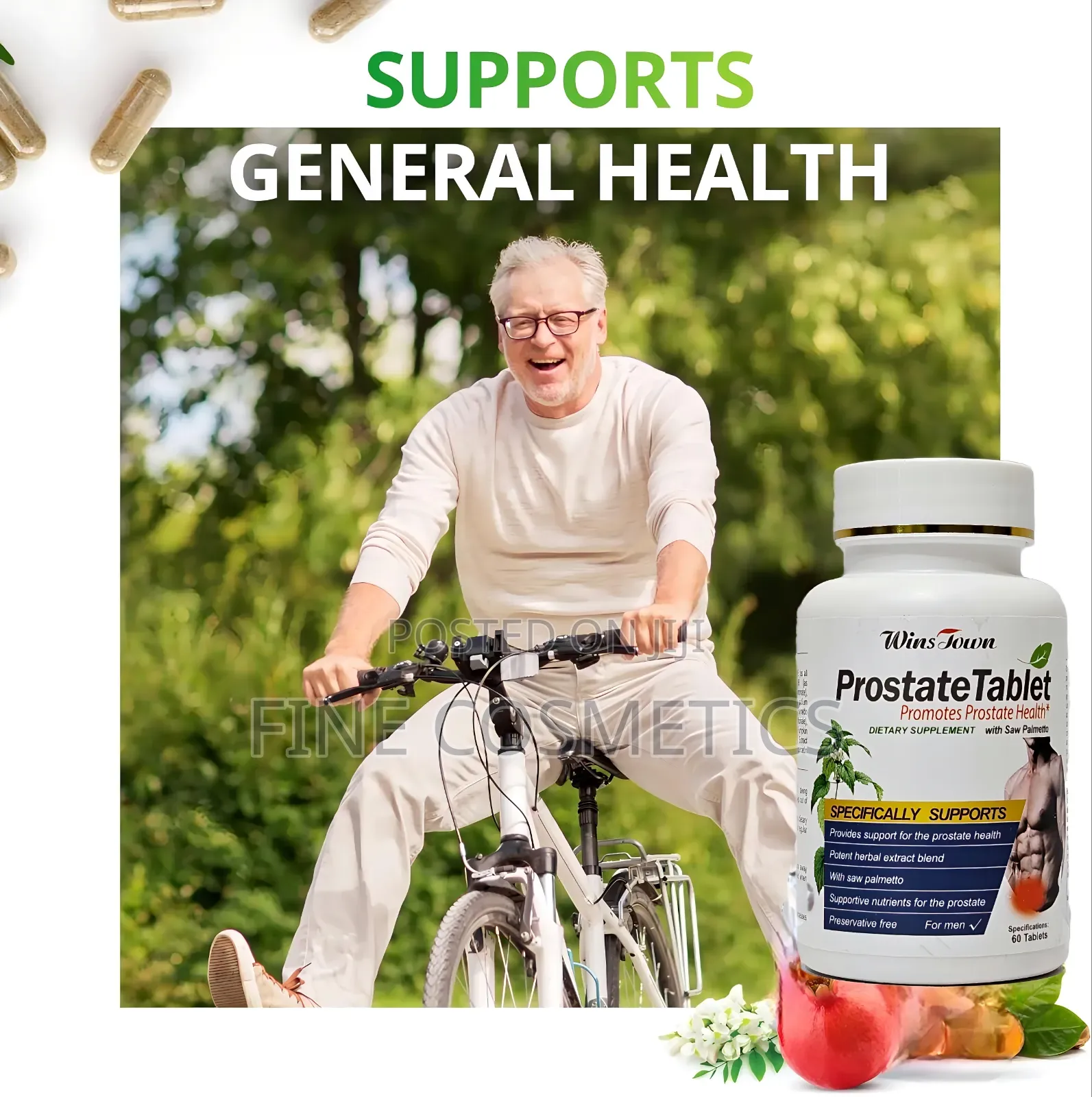 Prostate Tablets, Men's Healthy Enlarged Prostate Care Pills