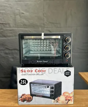 Silver Crest Electric Oven 25l Large Capacity - Black
