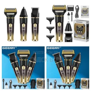 3-in-1 Rechargeable Shaver and Trimmer Set (Model Gm-8065)
