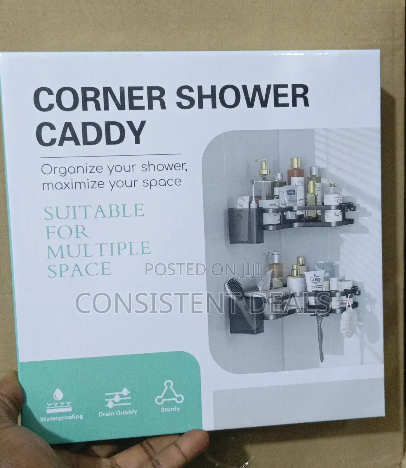 Multi Corner Self Adhesive Rack