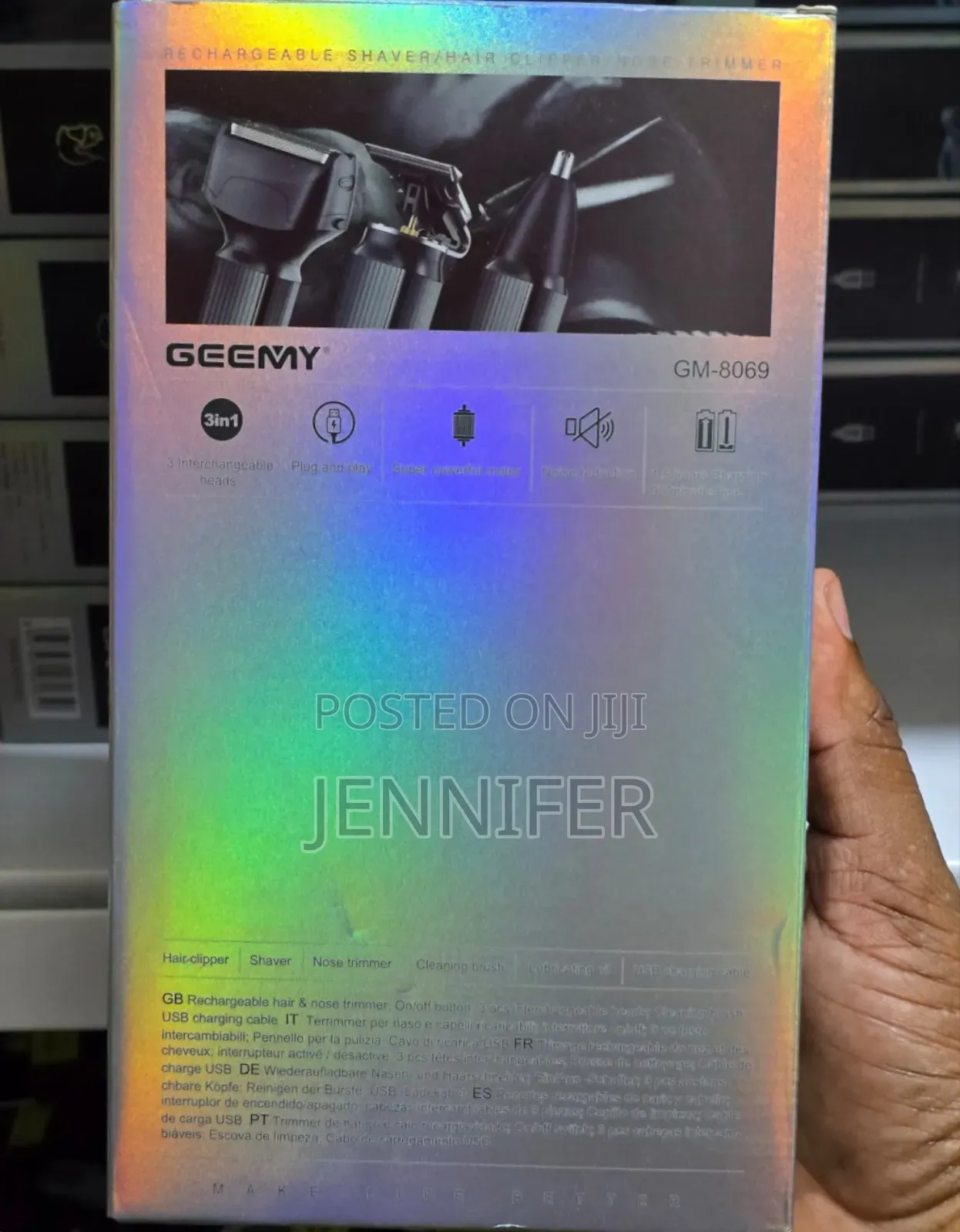 Geemy Hair Shaver Smoother and Nose Trimmer