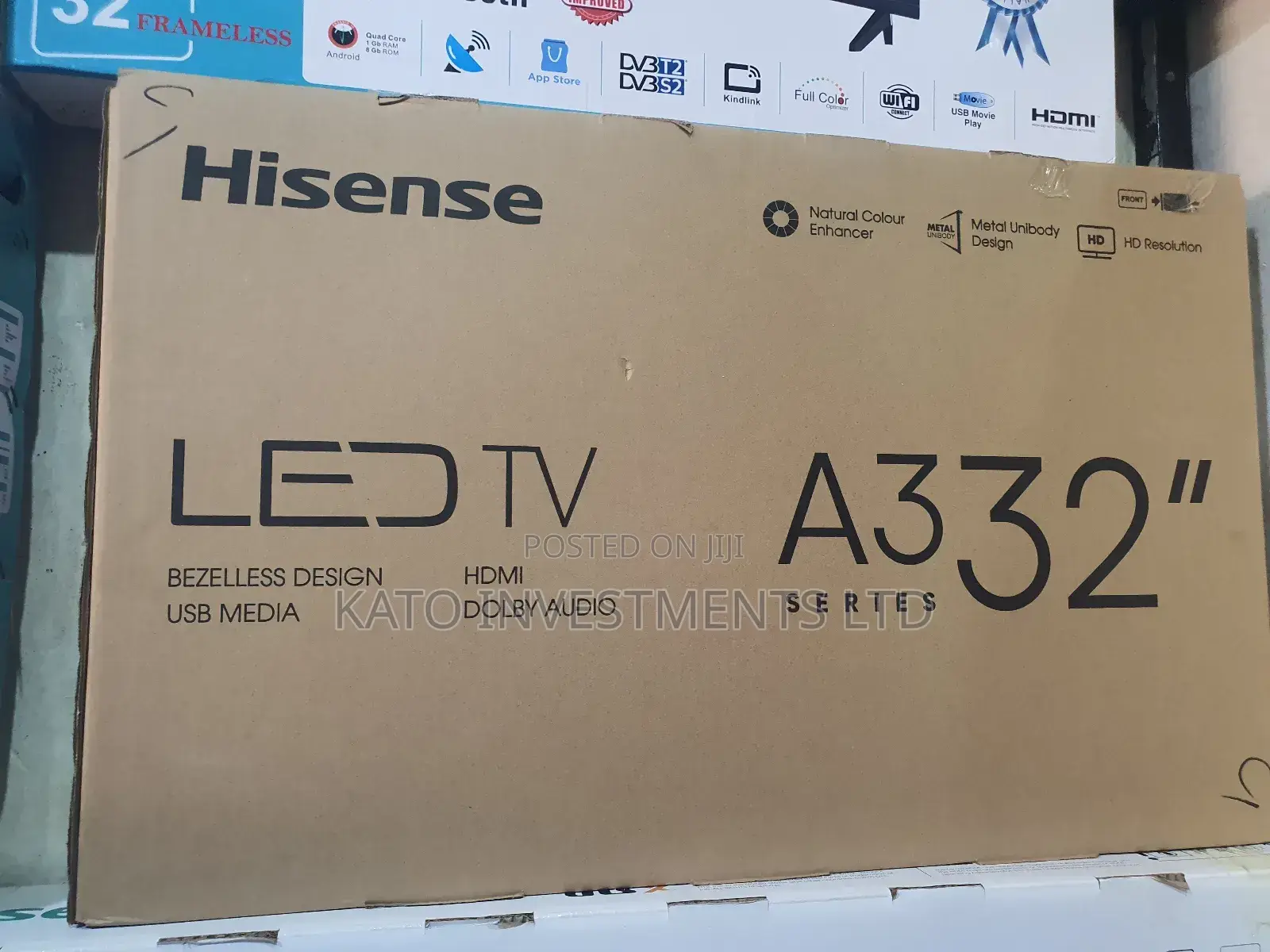Hisense 32 A332 Frameless Brand New