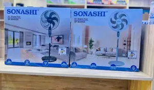 Onashi 3 Speed 16′′ Pedestal/Stand Fan (Black)