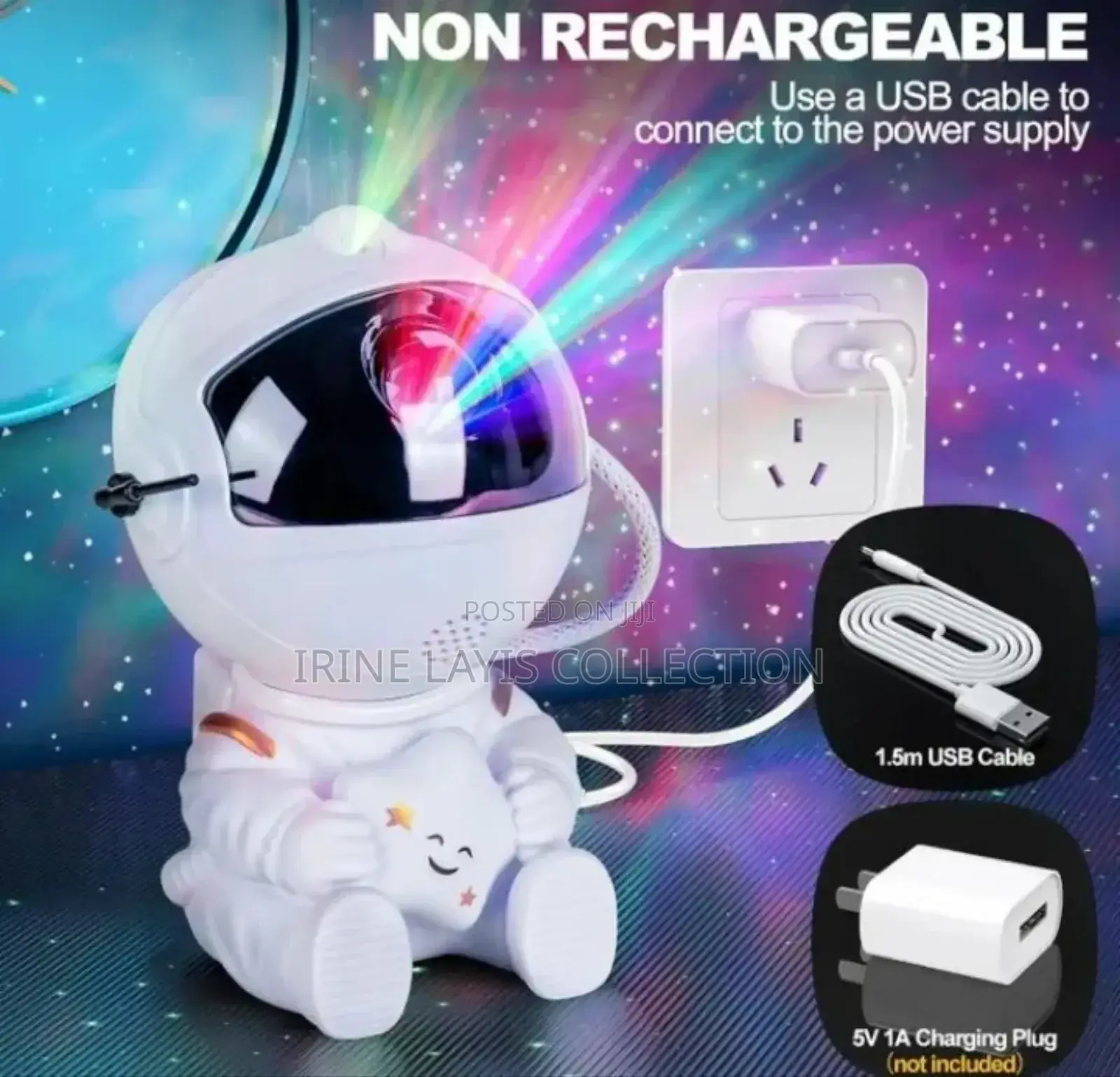 Astronaut Galaxy Star Projector Night Lights