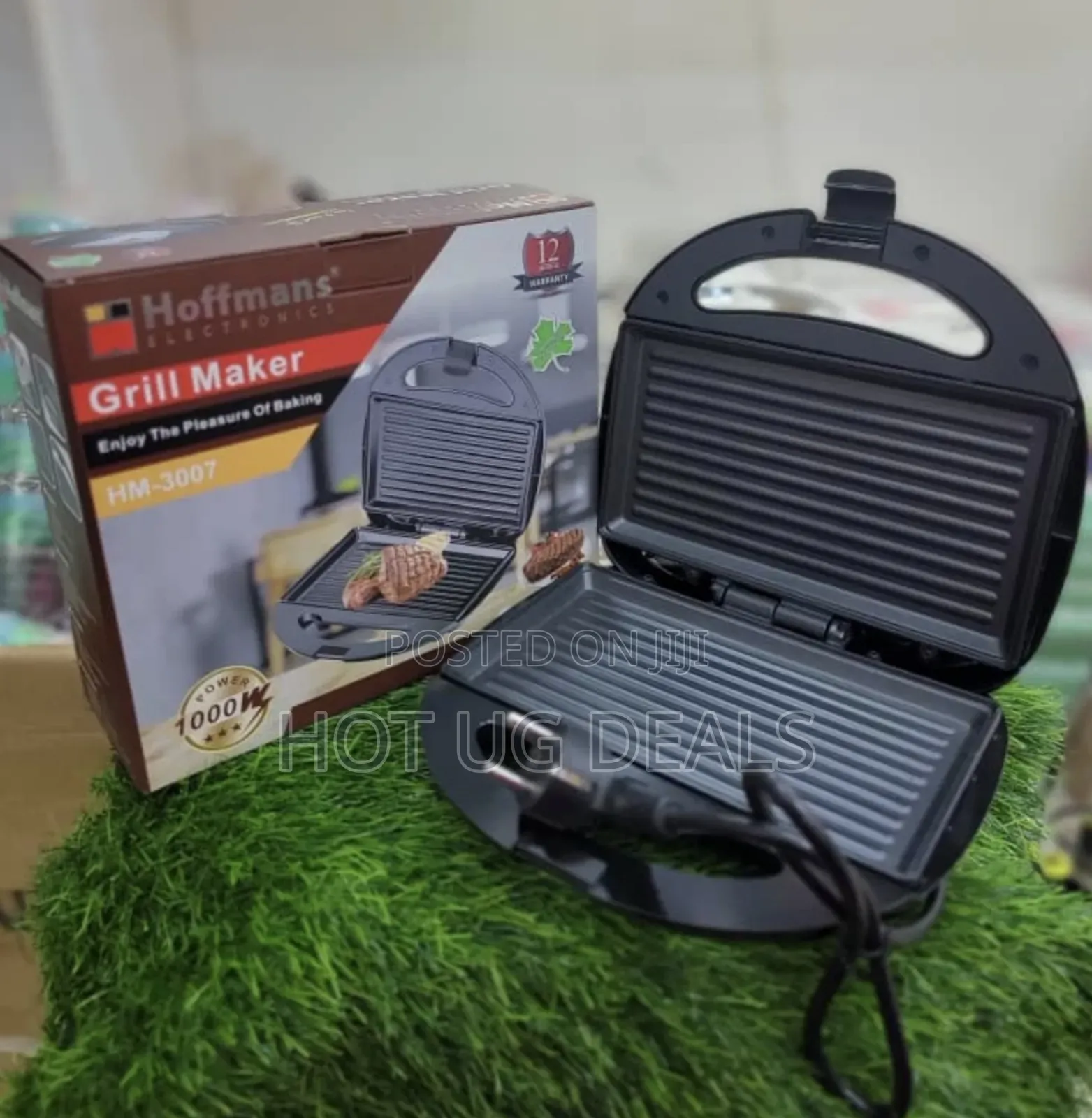 2 In 1 Sandwich Maker And Grill With Fast Heating Plates