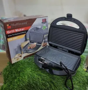 2 In 1 Sandwich Maker And Grill With Fast Heating Plates