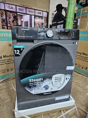 Hisense12kg Front Loader Smart Wi-Fi Steam Wash Latest Model