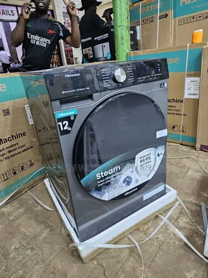 Hisense12kg Front Loader Smart Wi-Fi Steam Wash Latest Model