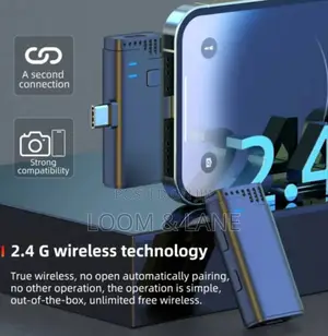 2.4g Wireless Microphone for Mobile and Camera