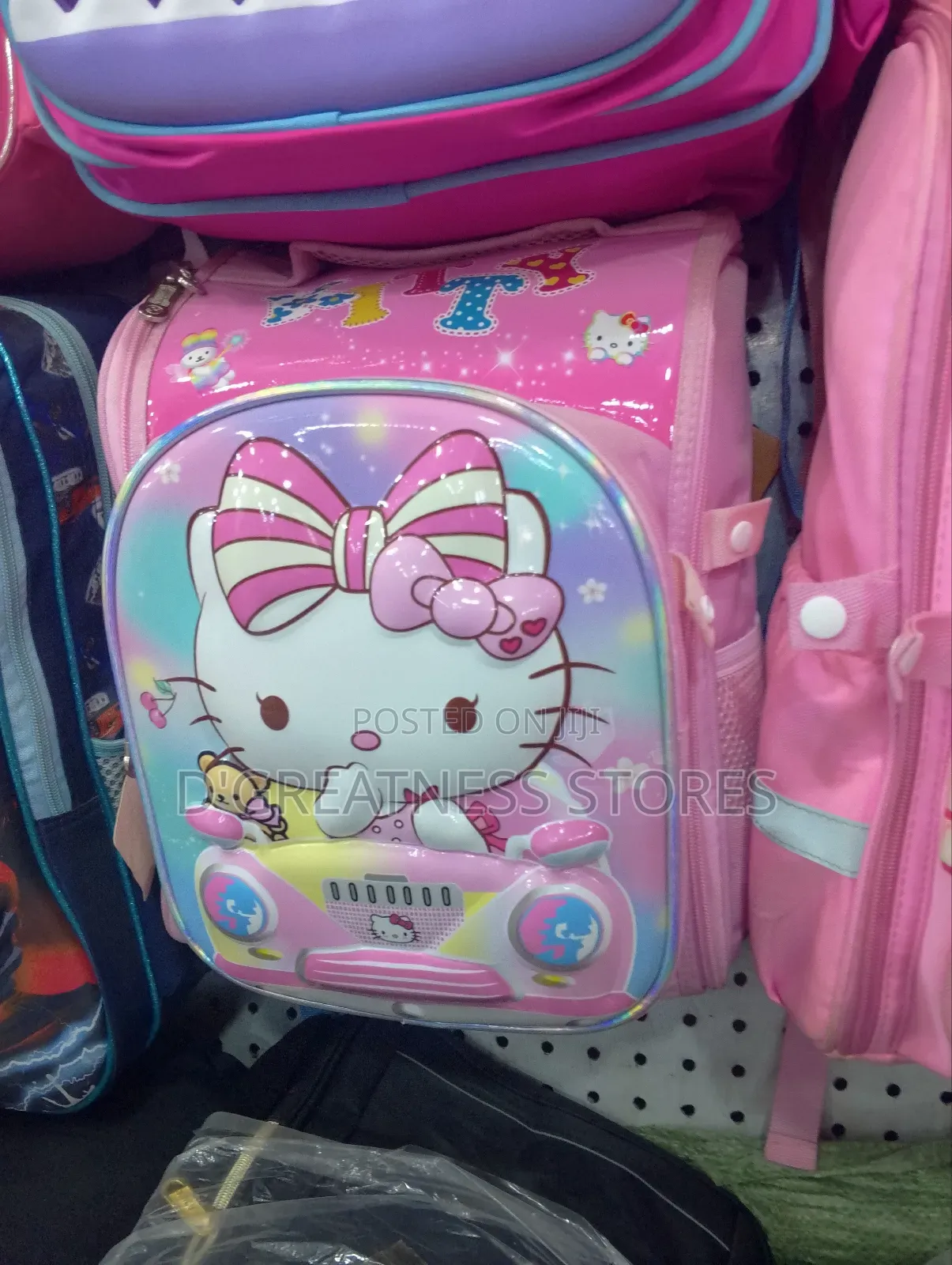 Purple School Bag