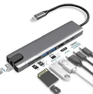 8 in 1 Usb C Hub Multiport Adapter