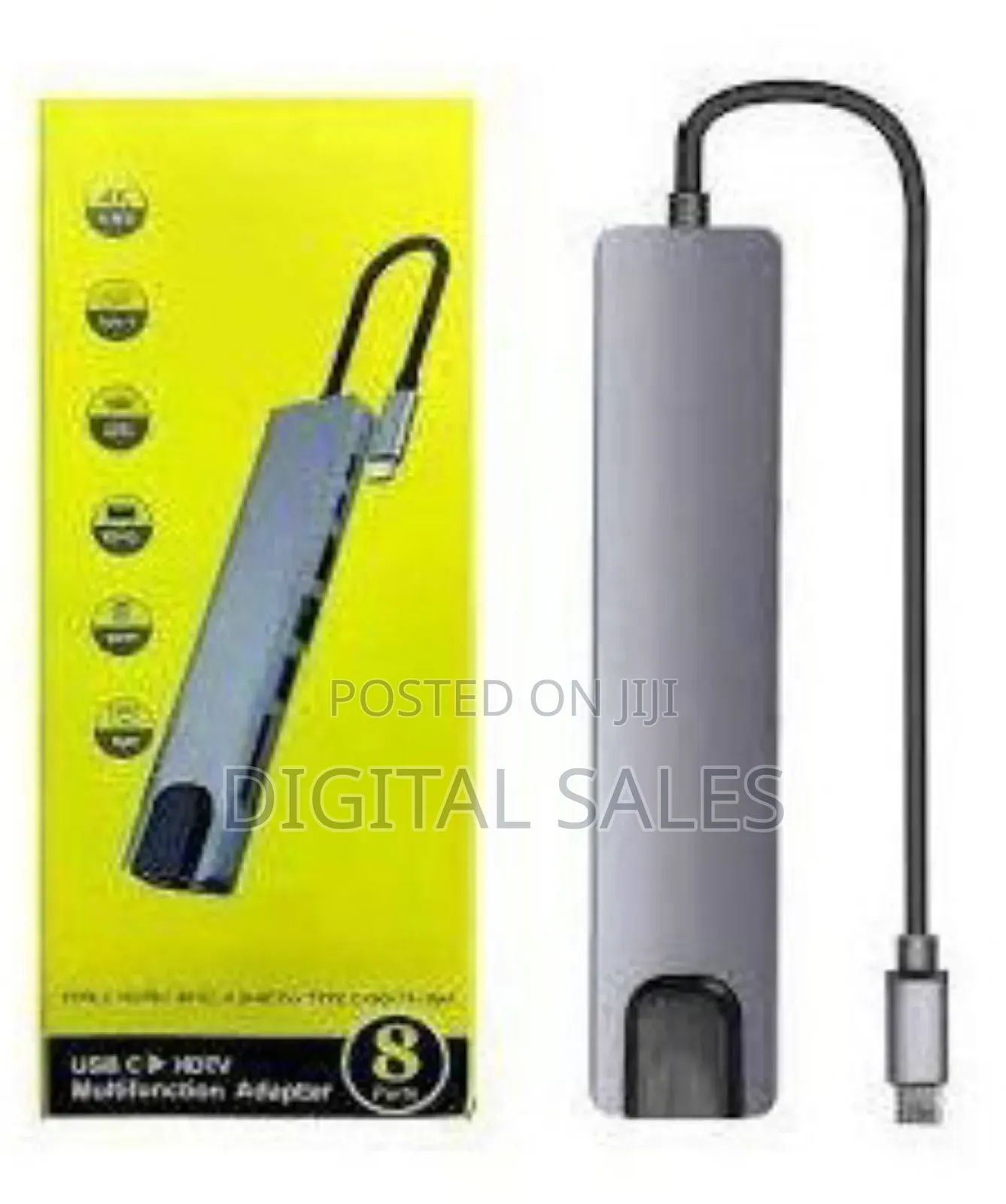 8 in 1 Usb C Hub Multiport Adapter