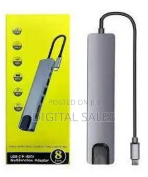 8 in 1 Usb C Hub Multiport Adapter