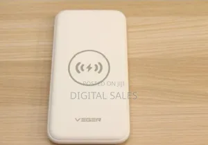 Veger Wireless Charger Power Bank/Wireles Blue.