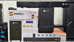 Sayona Sound Bar With Wired Subwoofer