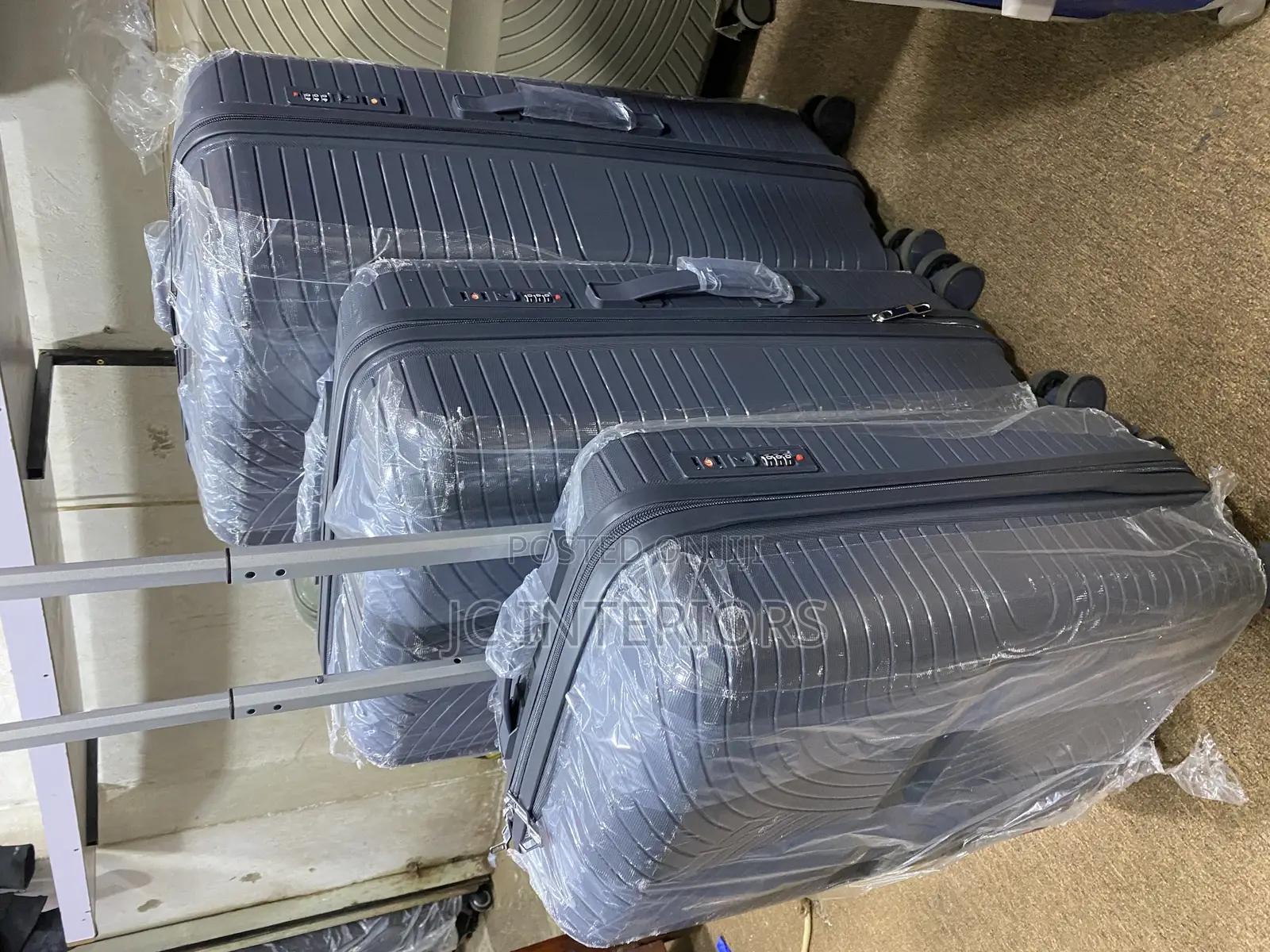 Pitch Rubber Classic Three Piece Set Suit Case