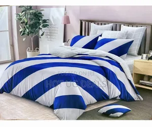 4pcs 5*6 Duvet With 1. Bedsheet Two Pillow Cases- Multi