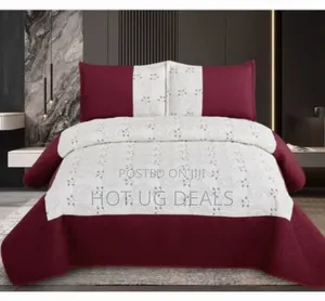 6x6 Duvet Bedspread With Bedsheet,  2 Pillowcases-multicolor