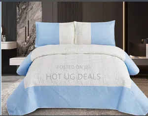 6x6 Duvet Bedspread With Bedsheet,  2 Pillowcases-multicolor