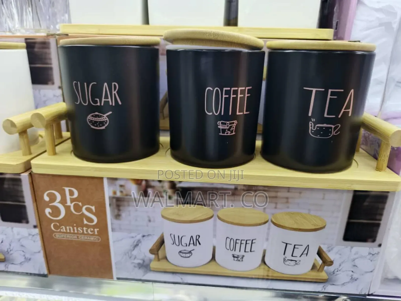 3pcs Ceramic Canister Set