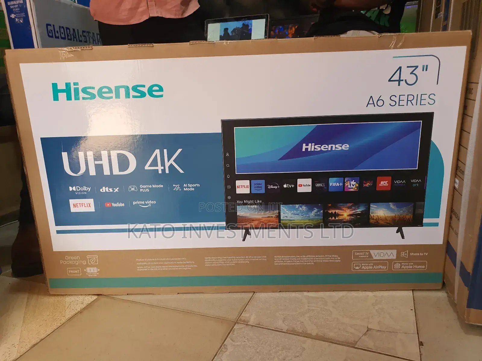 A6 4k Hisense 43 Tv