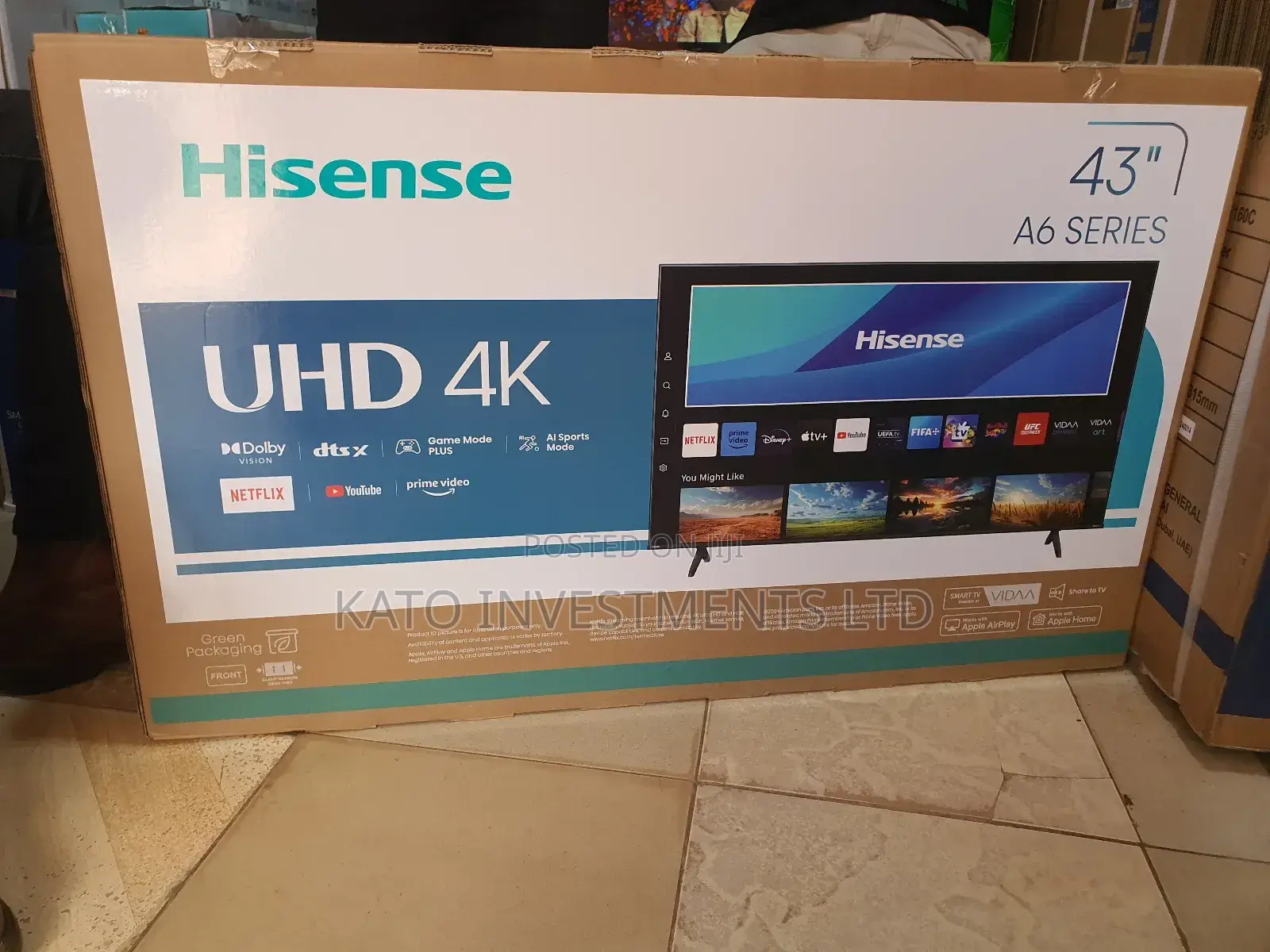 A6 4k Hisense 43 Tv
