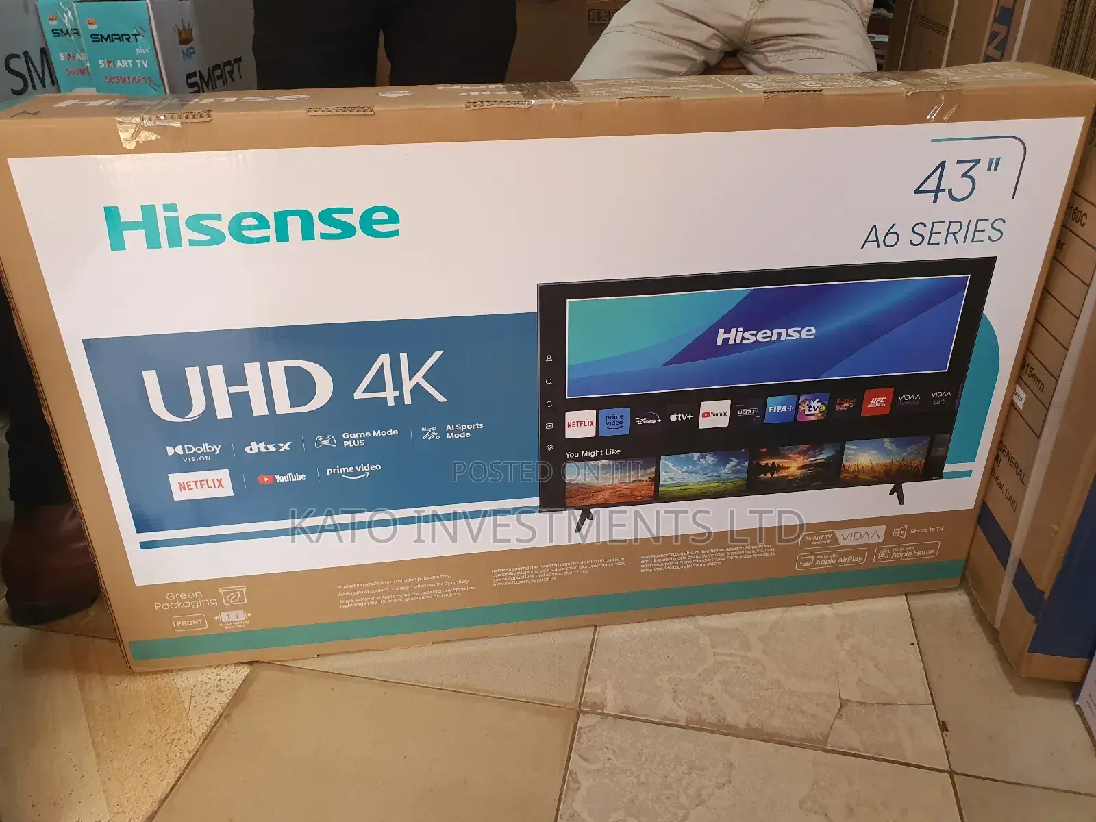 A6 4k Hisense 43 Tv
