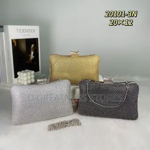 Laddie's Silver Clutch Bag