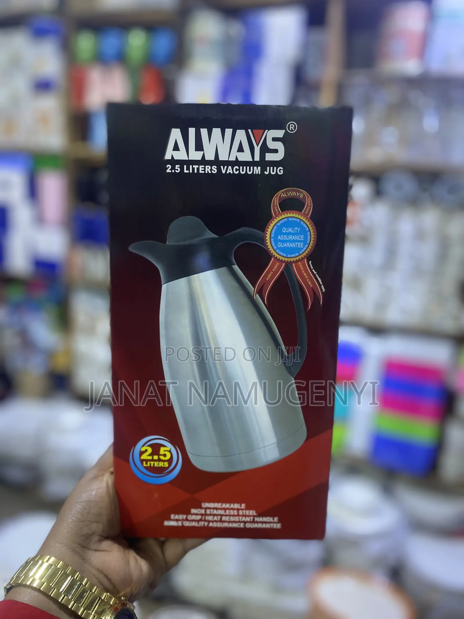 2.5 Liters Always Unbreakable Flask Quality Assured