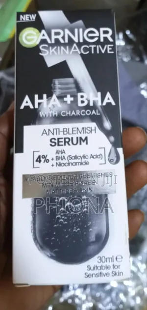 Garnier Skin Active Aha and Bha Serum With Charcoal
