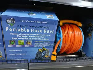 Super Flexible Hose Reel With Sprinkler and 20meters Pipe