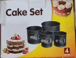 4pcs Non-Stick Queen Cake Size Baking Pans