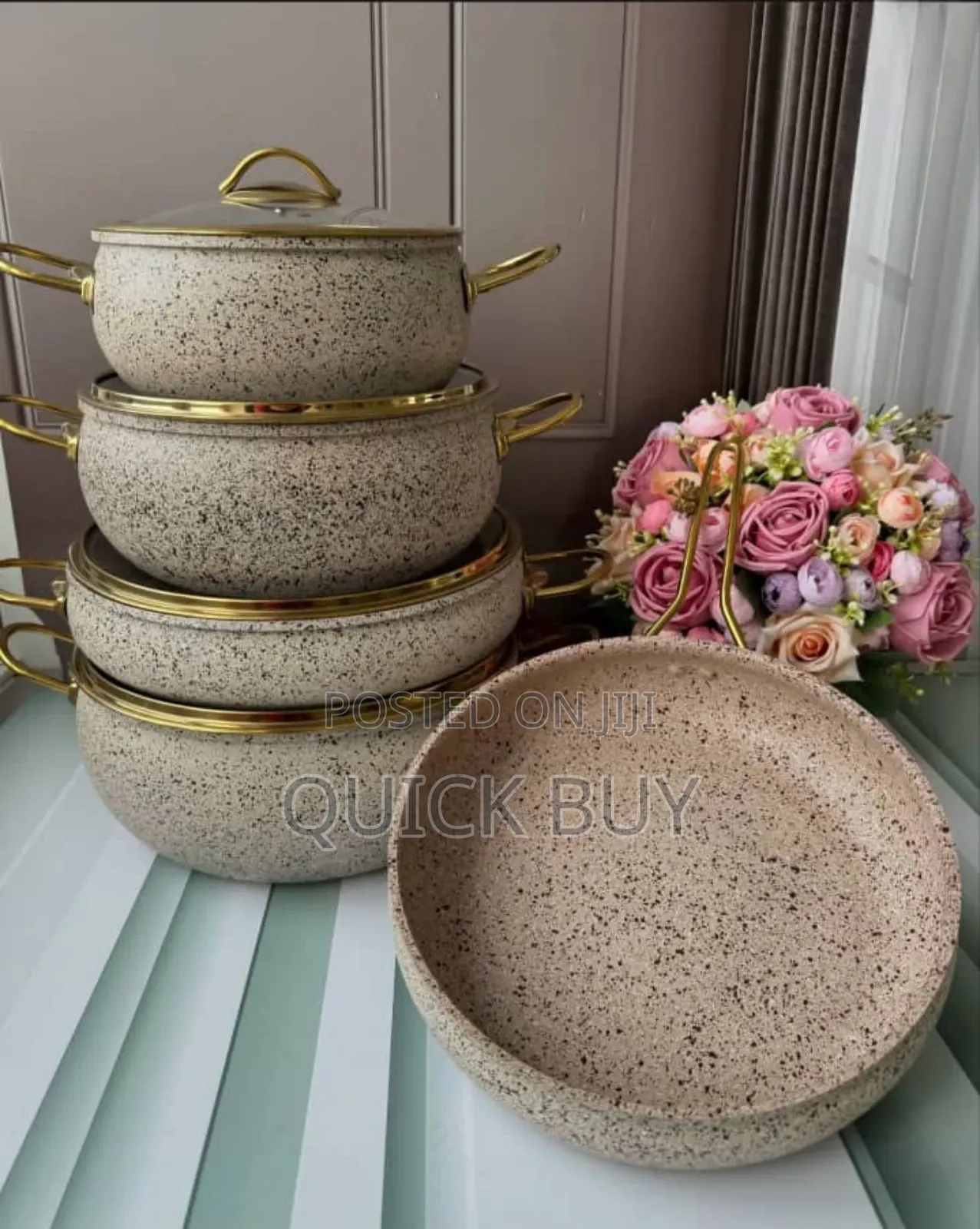Standard Osfě 9-Piece Granite Casserole Set