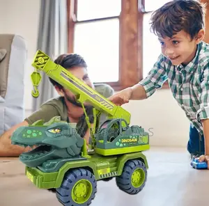 Children Dinosaur Crane Truck Car Toys