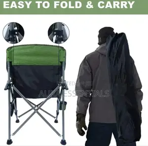 Wildout Portable Sturdy Folding Camping Chair Green