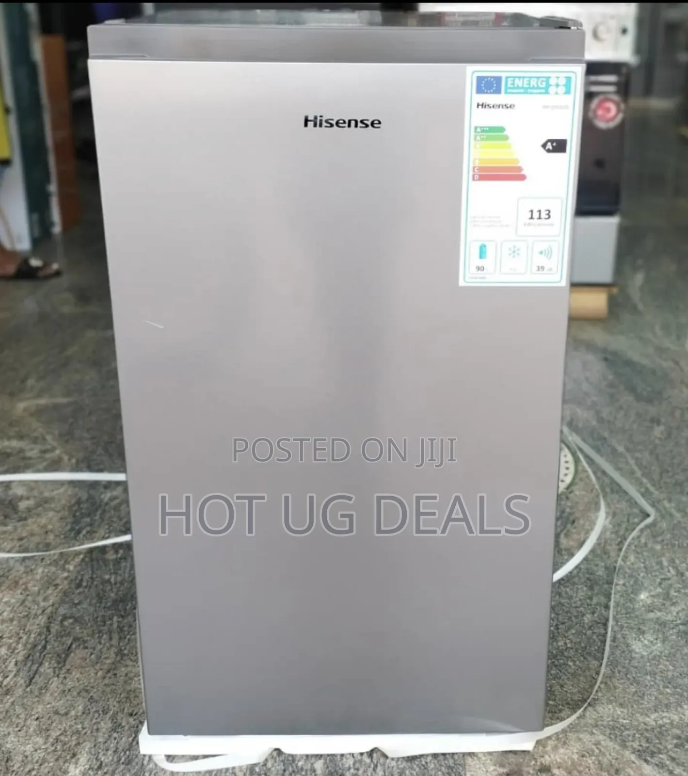 Hisense 120l Single Door Refrigerator - Silver