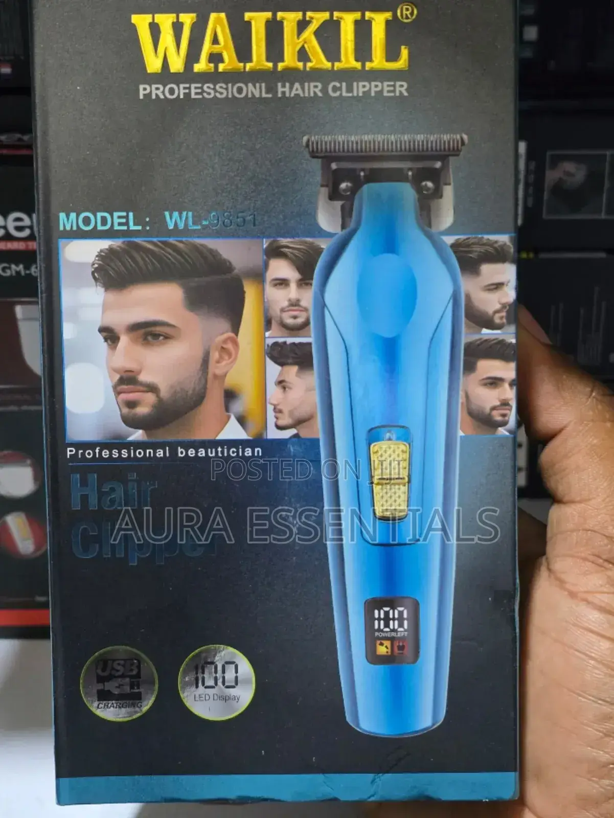 Waikil Wl-9851 Waterproof Body Hair Clipper