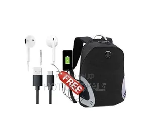 Waterproof Anti Theft Laptop Bag With Data Carble-black,Gray