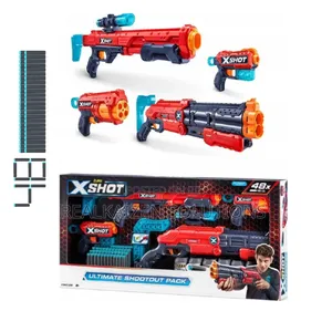 Xshot 48 Foam Darts Blaster Ultimate Shootout 4set Toy Guns