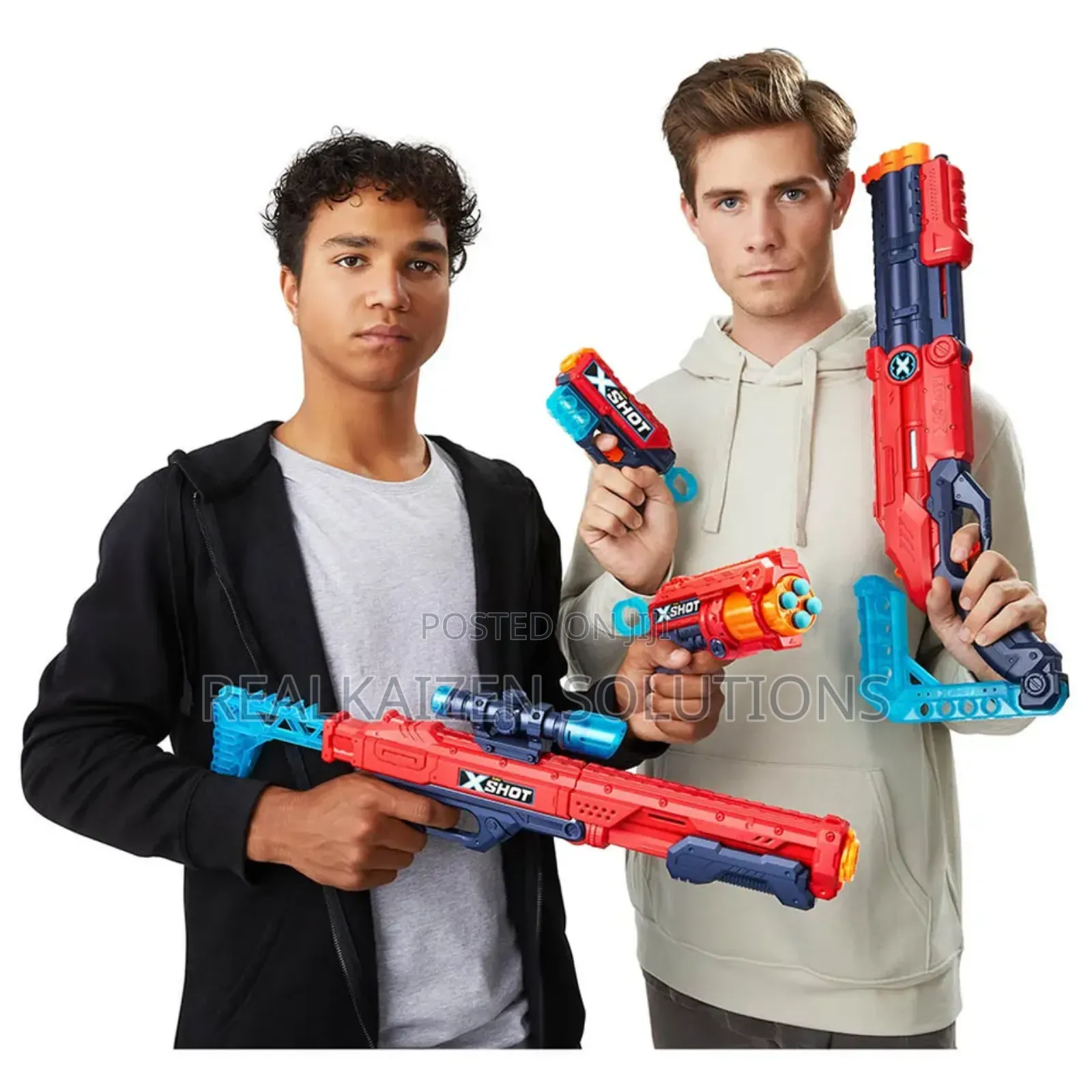 Xshot 48 Foam Darts Blaster Ultimate Shootout 4set Toy Guns