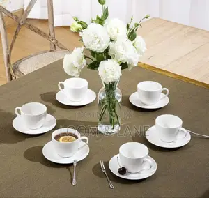 6pcs Cappuccino Cup and Saucer Set