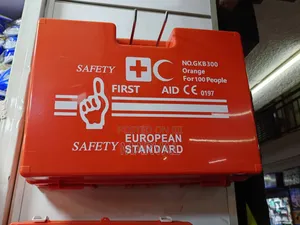 First Aid Kit 100 Person Orange Box – Medicine Organizer,